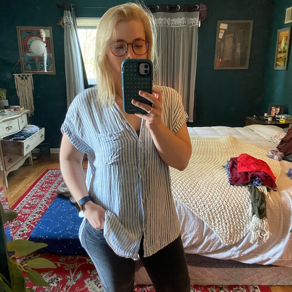 American Eagle Button Up Top - image 1